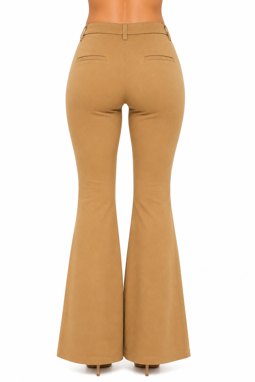 Elegant High-Waist Flared Pants for Women | Bell Bottom Trousers