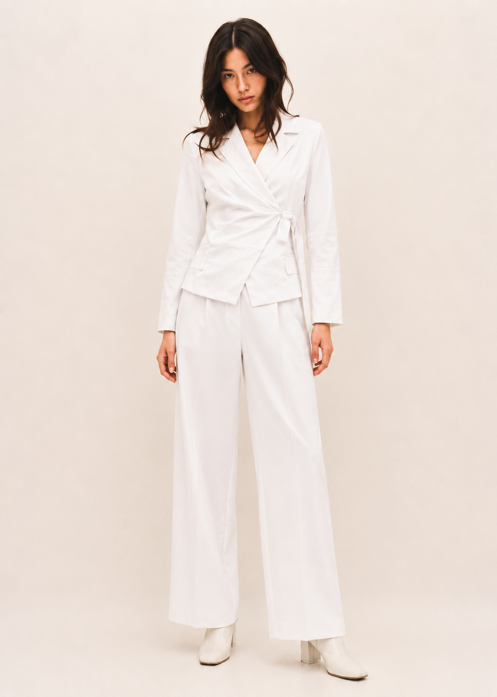 Elegant Two-Piece Co-Ord Set for Women | Blazer & Trousers