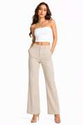 Elegant High-Waist Wide Leg Bottom Wear for Women | Trousers