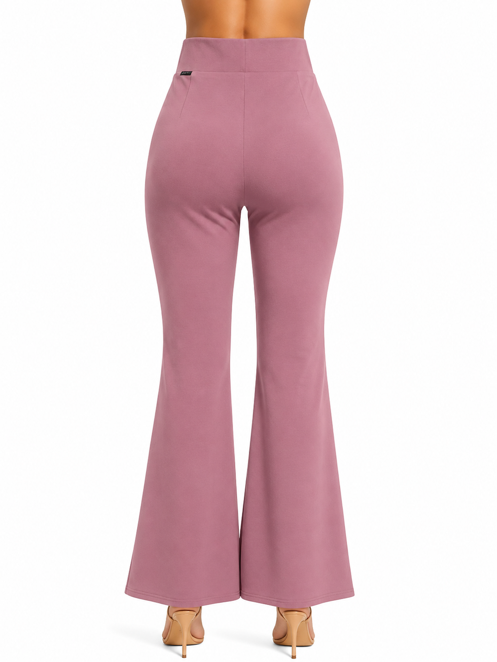 Elegant Flared Bottom Wear for Women | High-Waist Casual Trousers