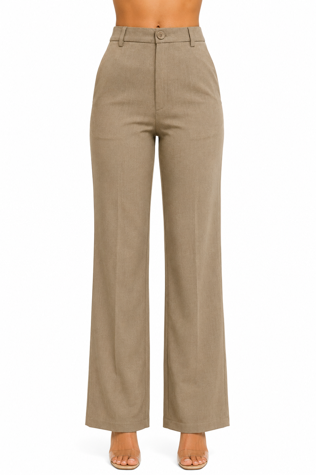 Elegant High-Waist Wide Leg Bottom Wear for Women | Trousers