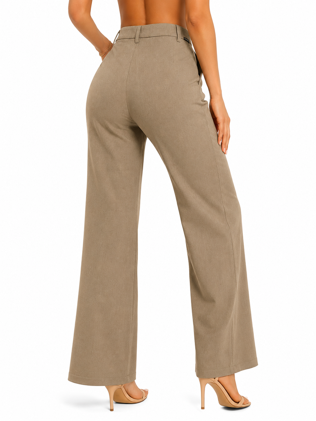 Elegant High-Waist Wide Leg Bottom Wear for Women | Trousers